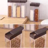 Garrafas de armazenamento sal e msg prático Projeto transparente prático Caixa de temperatura versátil shaker de pimenta