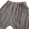 Ensembles de vêtements pour bébés garçons ensembles de coton d'été Stripe sans manches shorts 2pcs Kids Suit Toddlers Soft Toddlers Tenue pour enfants