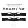 USB Electric V Face Slimming Vibrating Massager Dubbel Chin Reducer Cheek Lift Up Belt Forming Mask 240430