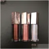 Gloss à lèvres F Rihan Mirror Glaze European Diamond Milk / jolie s'il vous plaît Rose Nude Glow Pearl HighGloss LipGloss Glass 9ml Drop Livraison He Otz2g