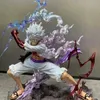 Action Toy Figures 28cm One Piece Figure Sun God Gear 5 Nika Luffy Action Figure GK Thunderbolt Monkey D Luffy Model PVC Collectible Toy T240506