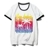 レディースTシャツコロンビアTシャツ女性コミックTシャツガールグラフィックY2Kストートウェア衣類Y240506