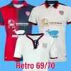 23 24 Maglie da calcio Cagliari 2023 2024 69 70 Retro 1969 1970 Ranieri Benetti Lapadula Pavoletti Luvumbo Simeone Nandez Mancosu Men Kit Kit Shirt