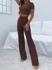 Pantalon de deux pièces pour femmes 2024 Summer St Strip de la pit