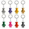 Keychains Lanyards Colorf Little Bear Keychain Key Ring pour filles Party Childrens Favors Sackepack Keyring Autablebag Tags Good Otjnv