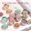 Nail Gel 16 colors/set 64 colors solid nail polish gel ice cream texture glue mixed with gradient paint filling can Q240507