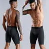 Onderbroek merk 5 pc's lot lange bokser mannen ondergoed katoen onderwerk lange been onderbroek slipje voor mannen set sexy shorts homme pack luxe y240507