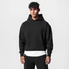 Sweats à capuche masculins en coton épais Ensembles d'entraînement de sport décontractés Top à capuche avec pantalon Sweatshirts Gym Runch Tracksuits