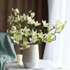 Fleurs décoratives style chinois court branche mini magnolia simulation fleur fleur de maison de salon