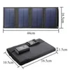 4FOLD 20W Painel solar dobrável Painéis portáteis Carregador USB 5V DC FUNDIMENTO MÓVEL DE POWER POWER EM TEMPO 240508