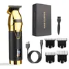 Elektryczne gliny 2023 Nowy profesjonalny profesjonalny T9 Hair Trimmer for Men USB Włosy do krawcowy Pochwalka Broda 0 mm mężczyzn Męs