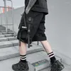 Shorts maschile HKSH Summer Techwear Dark Tactical Punk Sliose Drive Kind Lunghezza Trend Casual High Street Capris HK0667