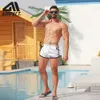 メンズショーツAIMPACTアスレチック3インチトレーニングジムブーティー水着ショーツセクシーな男性マラソンランニングSLPWEAR T240507