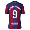 Heren Tracksuit Dry Fit Lewandowski Gavi Pedien Soccer Shirts Special Lamine Yamal Ferran Raphinha F De Jong Gundogan Camiseta De voetbalhirt Mannen Kits