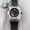 セラミックメンズガラストップウォッチ腕時計メンズスーパークローンデザイナー15710 42mm 14.1mmキャリバーブランドスイスメカニカルAAAAA APS 15703 ZF IPF S 7671