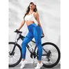 Leggings femminile leggings senza cuciture a maglia da lavoro da donna leggings pantaloni da palestra pantaloni sportivi in alto ascensore con calcolo sottile con collant elastici Y240508