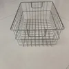 Factory direct sales stainless steel 304 material folding handle storage Storage basket support customization