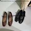 a fila da fila de 2024 The Row Muller Small Design French Malclow Mouth Mary Jean Shoes Shoe Shoe Girl O7Y1