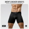 Sous-pants 2024 Boxer coton de style Sous-vêtements à jambe longue pour l'homme short grande taille et culotte homme boxerhomme