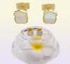 Gold et MotherOfPearl XXS Boucles d'oreilles ours Stud 925 Sterling Fits European Jewelry Style Gift Andy Jewel 812783032096191270920