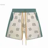 Designer di tendenze maschili e femminili Fashion Fashion Rhude Ethnic Anacaricato Jacquard Shorts Casual Shorts per uomo Capris High Street Womens