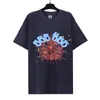 Foam Printed Spider Hip-hop Tshirt Men Women Round Neck Casual Men's T-shirt Cotton Tee Shirts 4 Colors