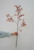Fleurs décoratives plantes vertes artificielles longues à colle douce bambou maison salon verrouillage décoration simulation plante d'automne couleur
