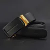 Ceintures de luxe ceintures hommes boucle automatique boucle authentique en cuir balck mode célèbre marque de haute qualité jeune mâle décontracté cintos masculinos y240507