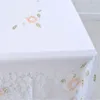 Table Cloth 135x180CM Orange Blue Flower Golden Colour PVC Tablecloth Water Oil Proof Cover Quality Kitchen Antependium