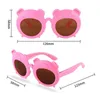 Sunglasses 2023 Girls Boys Cute Cartoon Bear Cat Ears Outdoor Children Lovely Animal Vintage Sunglasses UV 400 Protection Kids Sunglasses