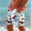 Men's Shorts 2024 Fashion Men Women Short Pants Palm Tree 3d Print Summer Hawaiian Beach Swimwear Oversized Casual Ice Male