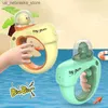 Sandspiel Wasser Spaß Montessori Sommerpistolen Beach Spielzeug für Kinder 2 bis 4 Jahre alte Babybad Kinder Schwimmbad Spielzeug Boy Geschenke Q240408