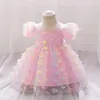 Girl Dresses Baby Party Toddler Colorful Butterfly Summer Clothes Girls Wedding Prom Gown Infant 1st Birthday Princess Dress