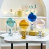 Vases Creative Bear Glass Vase Home Decoration Accessoires de décoration de salon moderne Couleur Couleur transparent Hydroponic