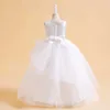 Vestidos de menina 2024 Vestido de noiva de dama de honra da juventude