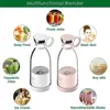 Multifunctionele mini juicer draagbare sap cup draagbare blender fles USB oplaadbaar shake cup blender antioxidant cup 240507