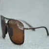 Moda MAU1 J1M Esportes Esportes de sol J437 Carro de condução lentes sem aro polarizadas Lentes ao ar livre búfalo búfalo com estojo 240s