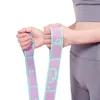 Slankweerstandsband Yoga Auxiliary Stretching Belt volwassen Latin Training Elastische banden Beginner Pilates Multifunctioneel 240423