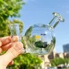 Mini -glas Bong Mushroom Percolator Filter Hookah Dab Rig Recycler Water Bongs Bubbler Dikke zware rookleidingen met 14 mm kom