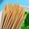 Accessoires 50pcs 40cm Bamboo Bobe en bois brochettes aliments en bambou à viande de viande