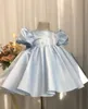 Christening dresses Girls Party Dress Pearl Princess 1st Birthday Girl Elegant Bride Wedding Childrens Ball Baptist Q240507