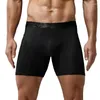 Sous-pants 2024 Boxer coton de style Sous-vêtements à jambe longue pour l'homme short grande taille et culotte homme boxerhomme