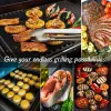Accessories 5PCS Nonstick BBQ Grill Mat 40*33cm Baking Mat BBQ Tools Cooking Grilling Sheet Heat Resistance Easily Cleaned Kitchen Tools