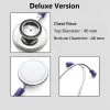 Moniteurs Deluxe Dual Head Medical Stethoscope Doctor Doctor Cardiology Stethoscope Professional Doctor Stethoscope Devices Medical pour infirmière vétérinaire