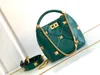 Tote designer kvinnor shopping handväska berömt mode gå stor gård kapacitet färgglada axelväska strandpåsar grön grå plånbok