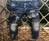 Popular Casual Mens Denim Coolguy Jean Embroidery Pants Holes Jeans Button Pants Long Trousers 96079629049