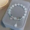 Cat's Eye Stone Women's Sea Blue Treasure Gray Moonlight Bracelet Crystal Crystal Instagram reponsitile Style