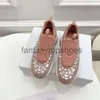 JC Jimmynessity Choo Fashion Toe Shoes Pumps Robe Round Femmes Crystal décor Généhes en cuir Bota Féminine taille 35-41