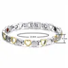 Bracelet mincet magnétique sain à la mode pour femme homme perte de poids Lien de la perte de coeur chaîne en acier 240423