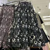 Jupes Frenchic vintage skirtrs femmes tie dye imprimé A-line haute taille femelle faldas ajustadas jupe longue jupe tout-puissant dropship